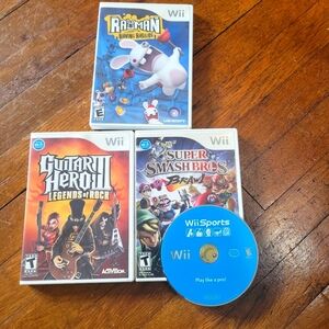 Nintendo Wii games and controller cover bundle